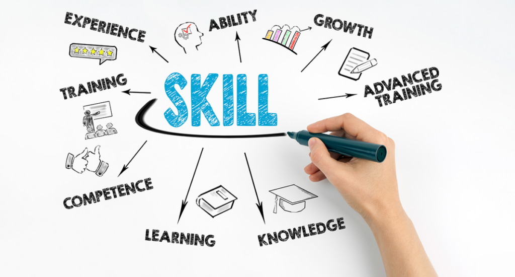 Students learning life skills in modern classroom