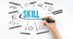 Students learning life skills in modern classroom