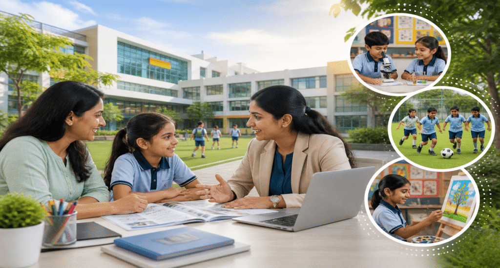 International school in Bangalore classroom and campus environment for children