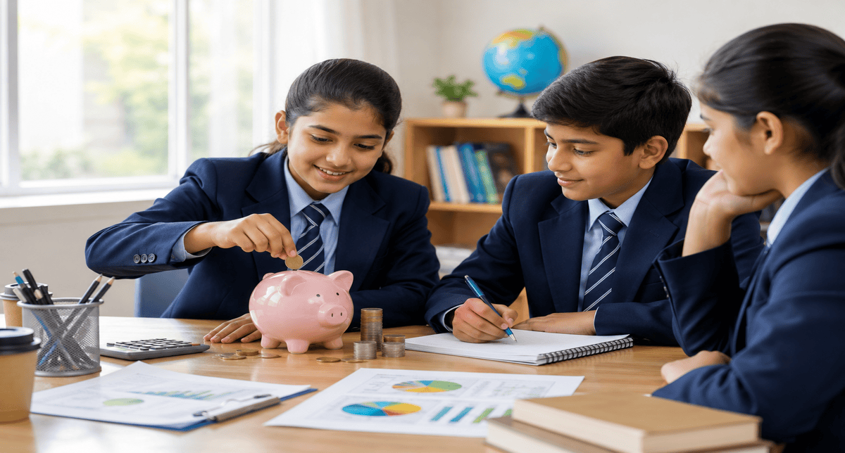 Financial literacy education for school students at Ayana International School