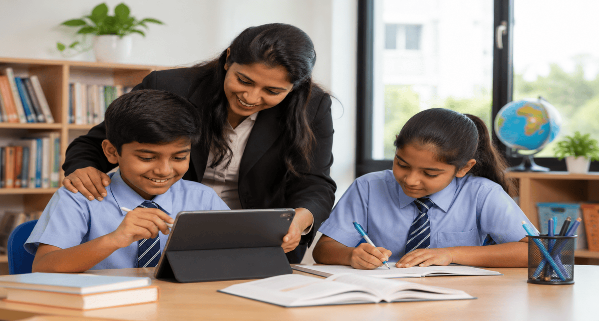 Students engaged in personalized learning at Ayana International School Bangalore
